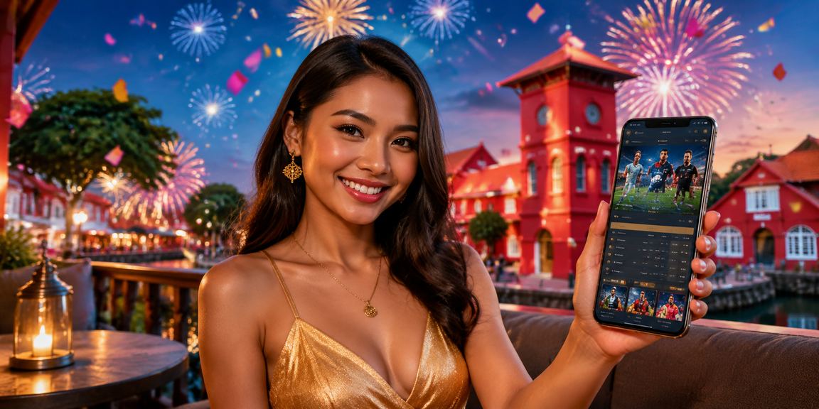 Melaka player checking sports match odds on the jaguar3 platform
