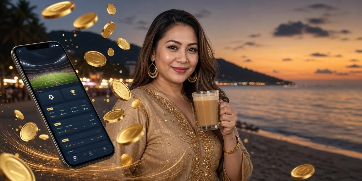 Penang user accessing jaguar3 blackjack from their phone
